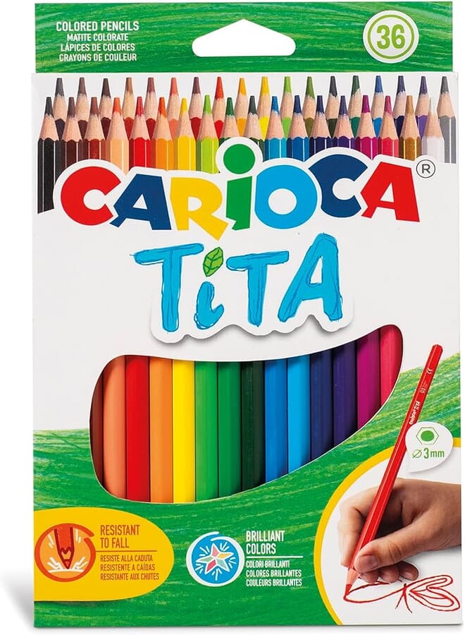 Carioca Tita Box 36pcs Colored Pencil